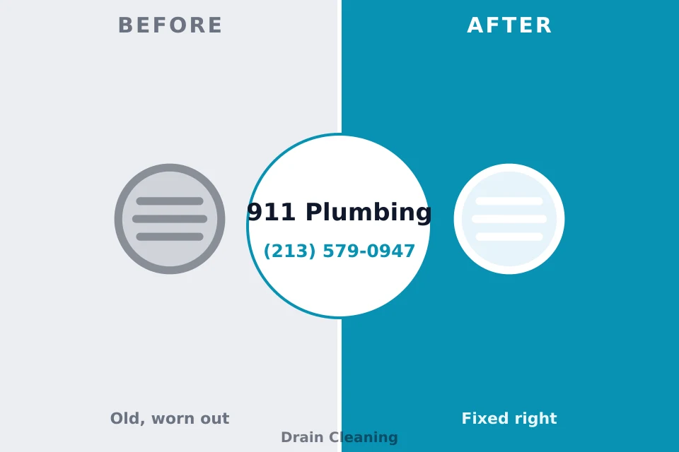 Before and after: plumbing repair Remington, IN